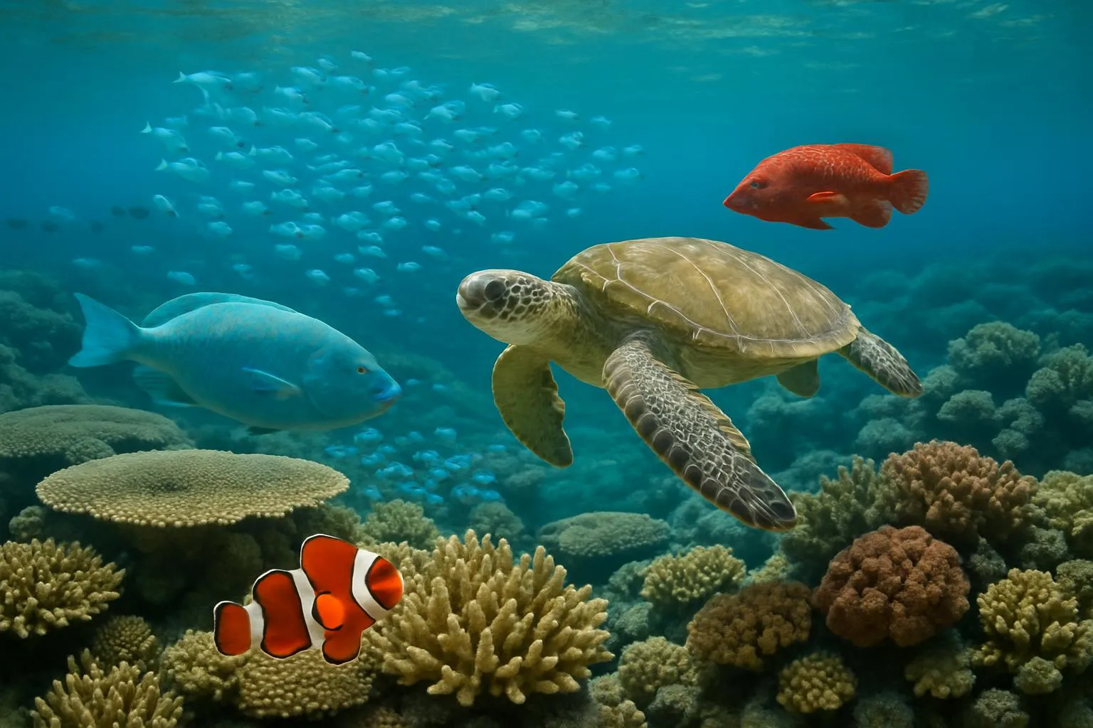 八重干瀬で見られる海洋生物と見どころ