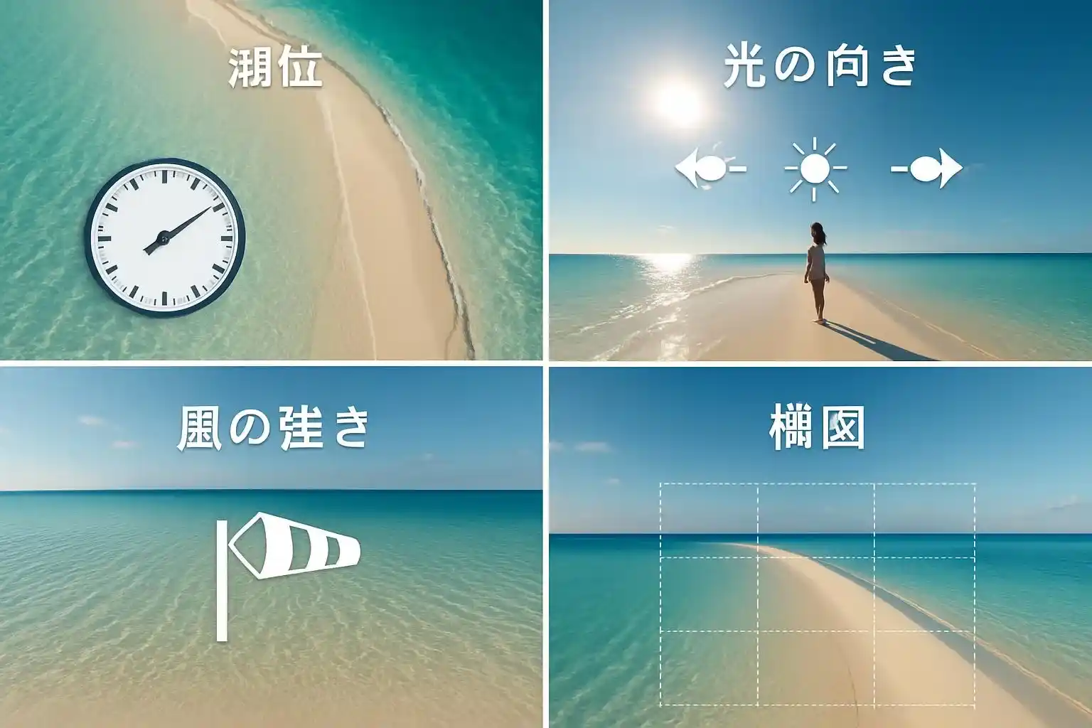 ユニの浜 ベストシーズン早見表