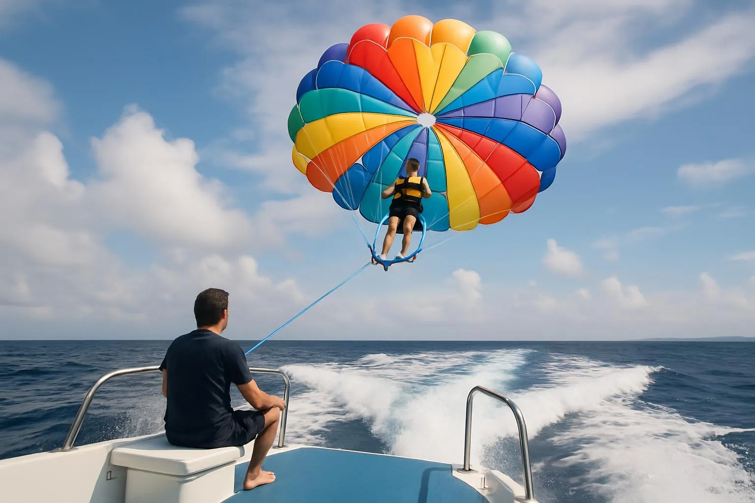 検索意図の答えパラセーリングはどれくらい濡れるのか