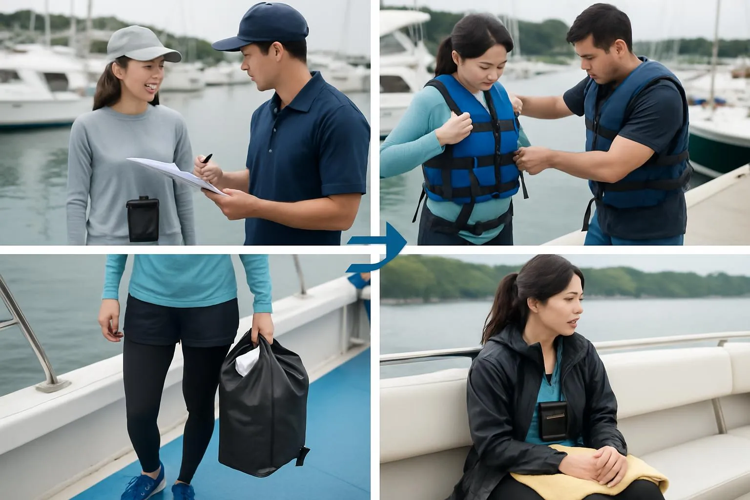 当日の流れと濡れ対策の実践