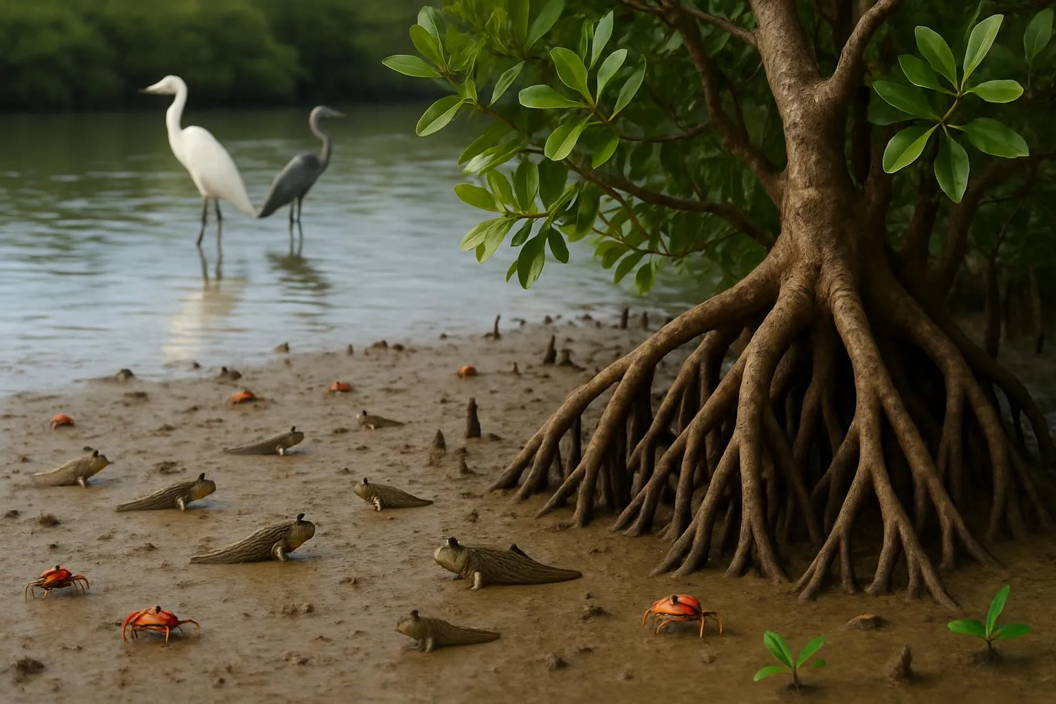 生き物と植物で比べる宮古島マングローブの違い