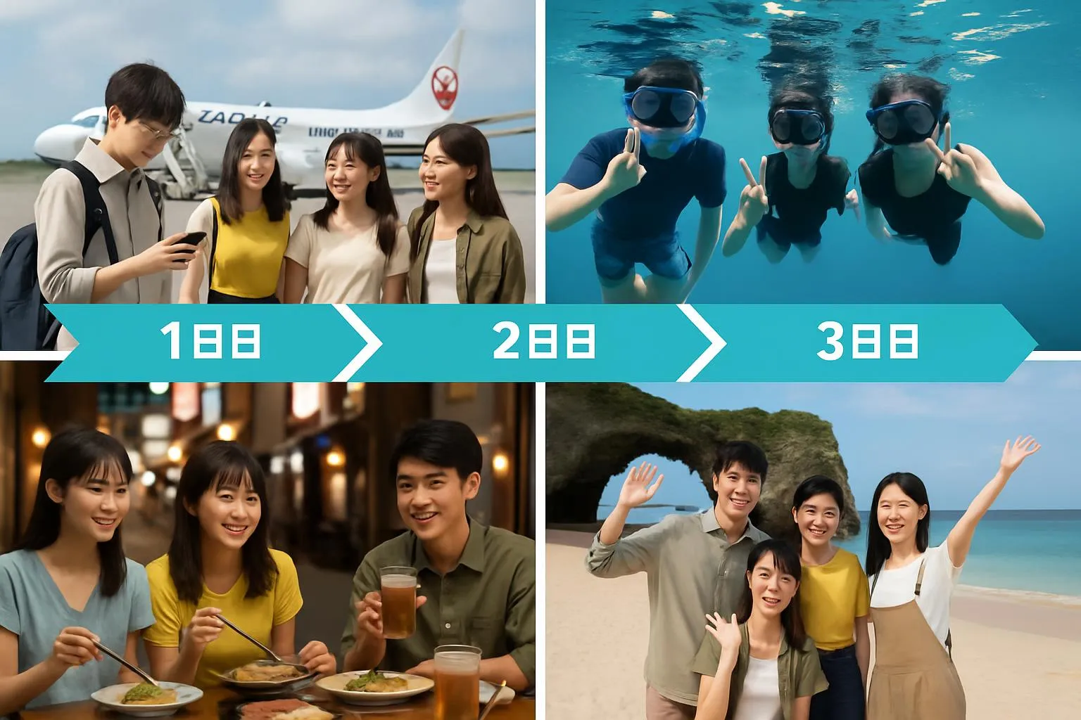 宮古島卒業旅行のモデルコース