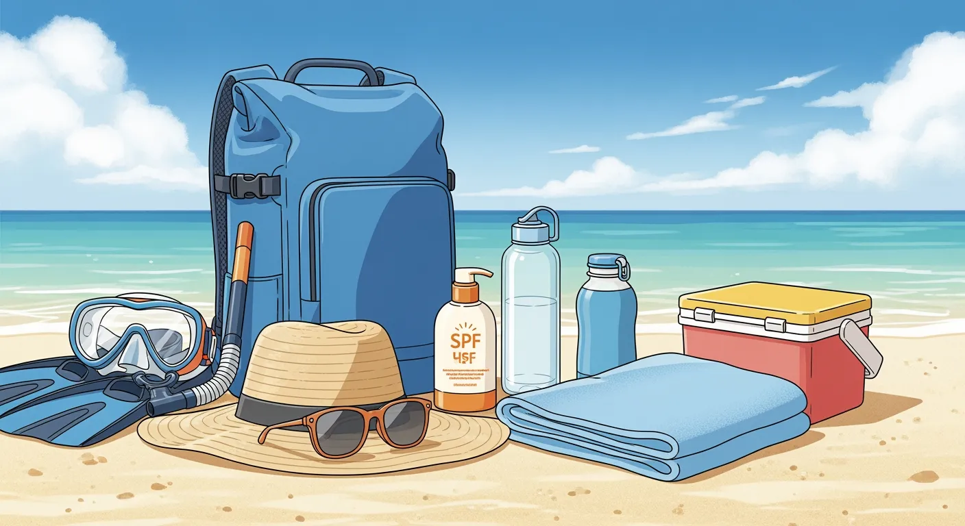 ユニの浜への持ち物チェックリスト