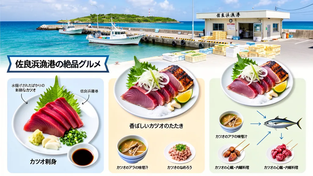 佐良浜漁港の絶品グルメガイド