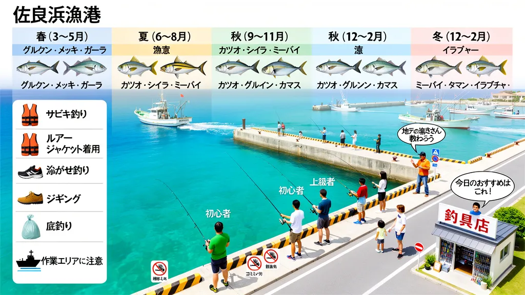 佐良浜漁港で体験できること
