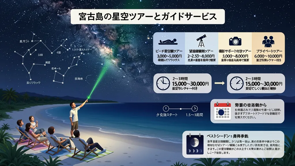 宮古島の星空ツアーとガイドサービス