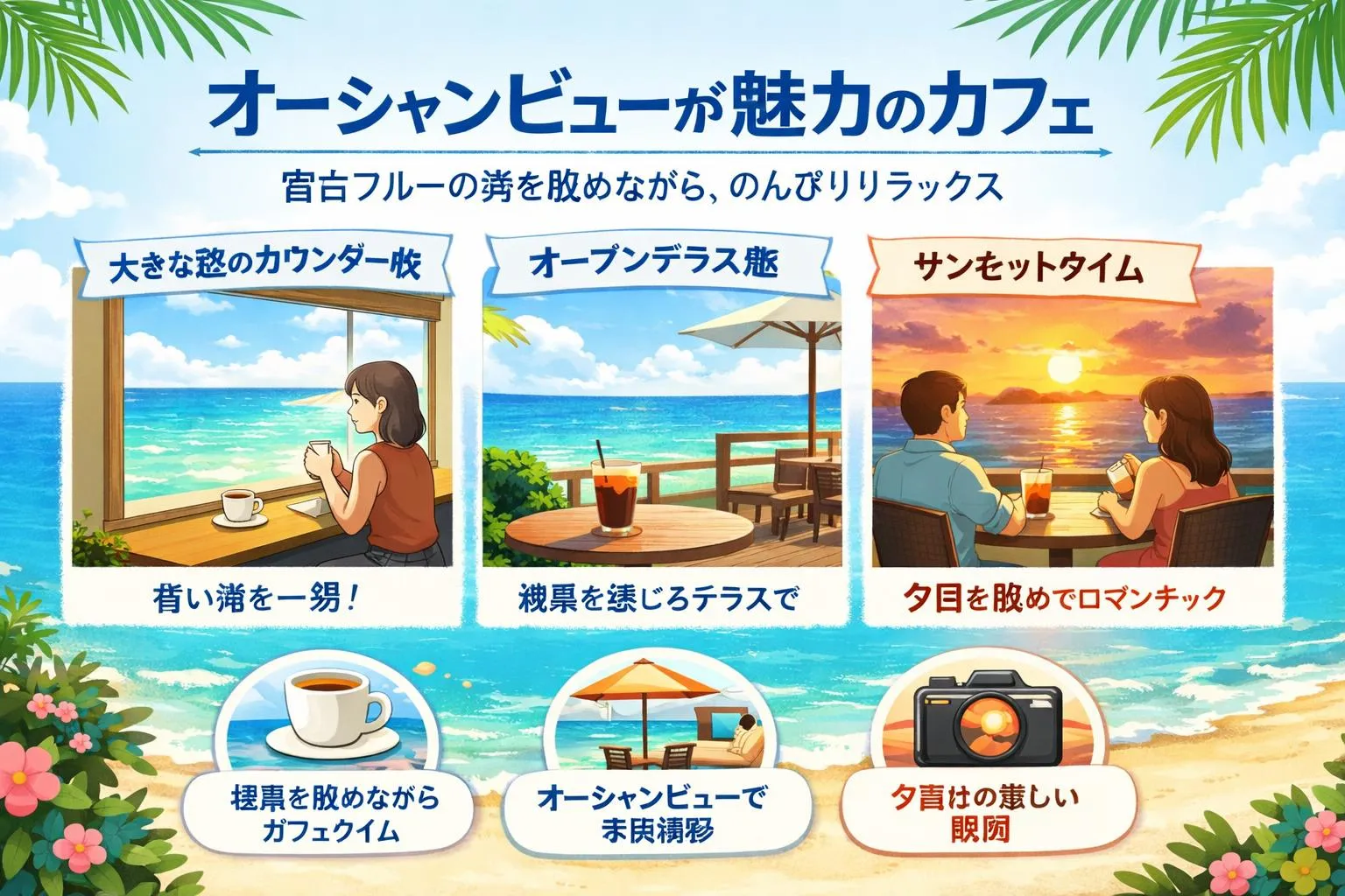 インスタ映え抜群！宮古島の絶景カフェ特集