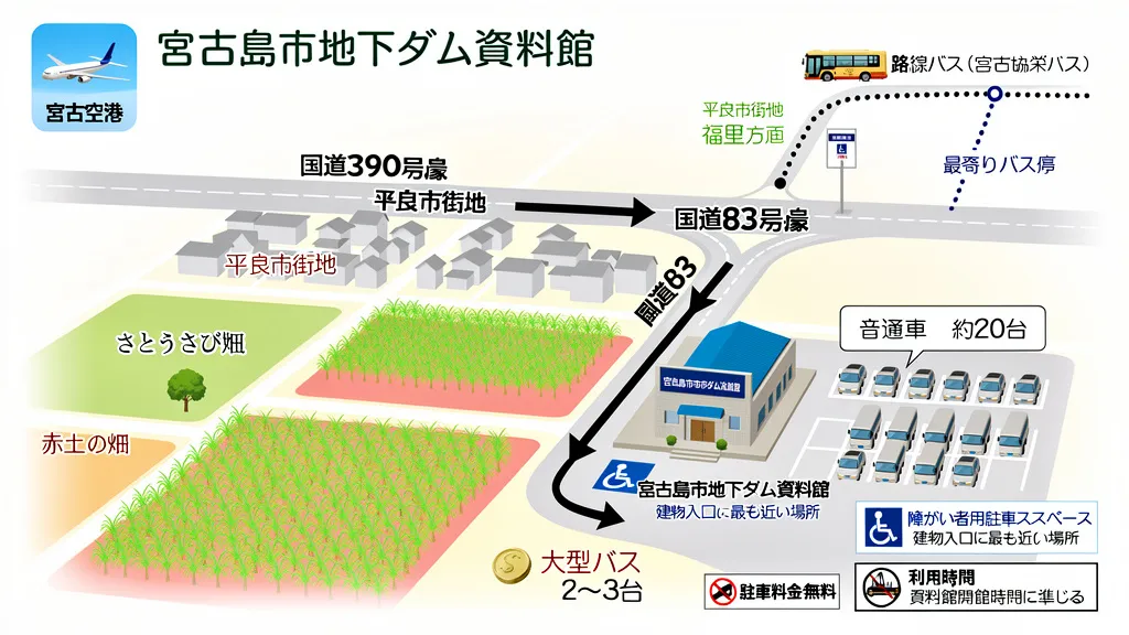 宮古島市地下ダム資料館へのアクセス