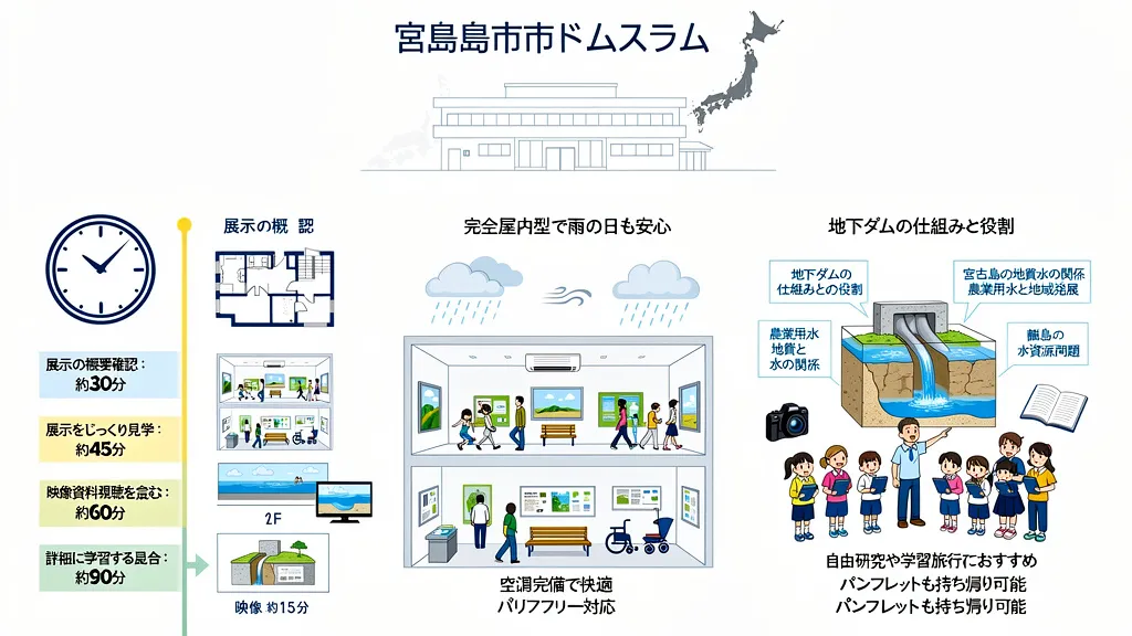 宮古島市地下ダム資料館の見学ポイント
