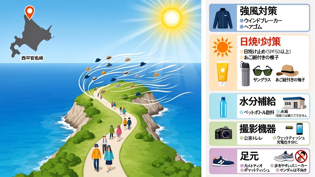 西平安名崎観光の注意点と持ち物
