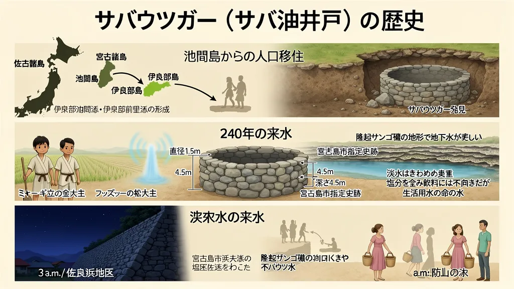サバウツガー（サバ沖井戸）の歴史