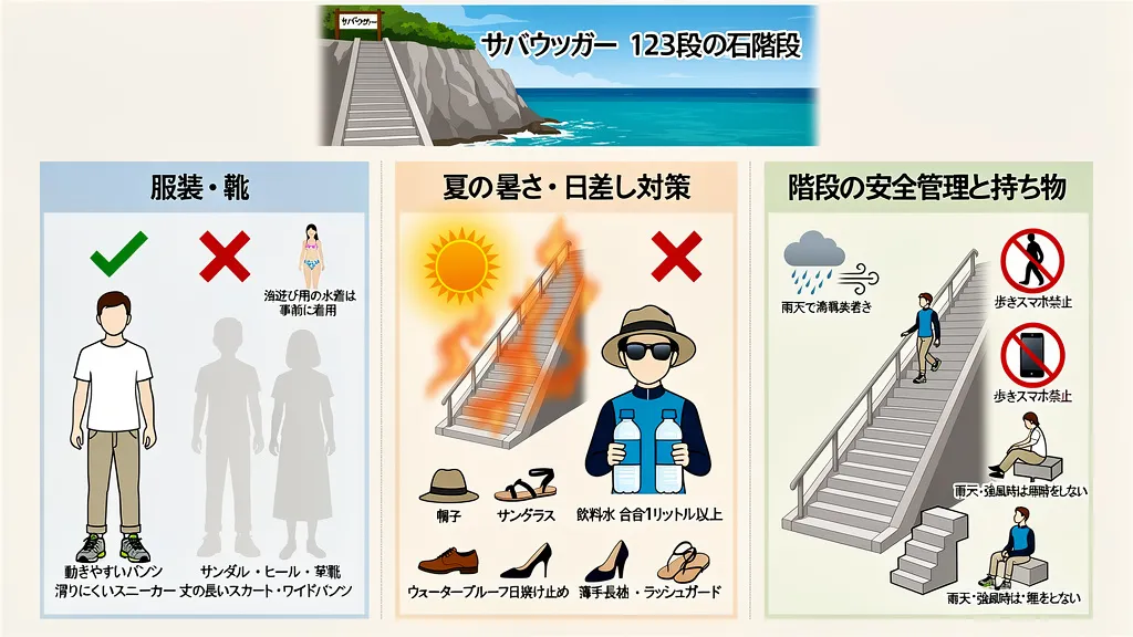 サバウツガー観光の服装・持ち物・注意事項