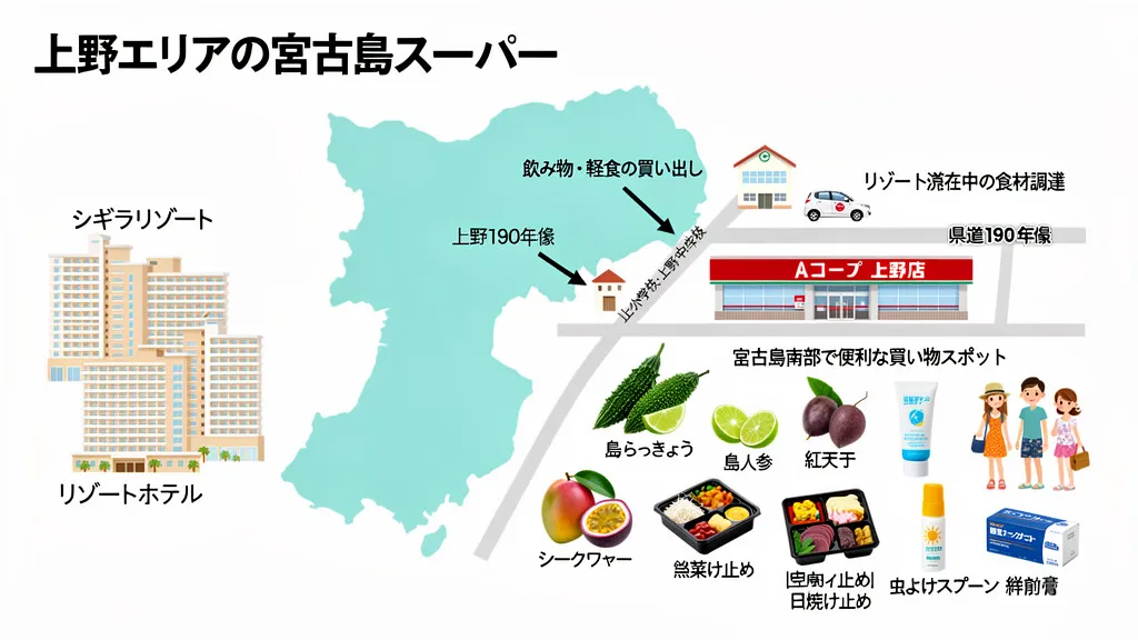 上野エリアの宮古島スーパー