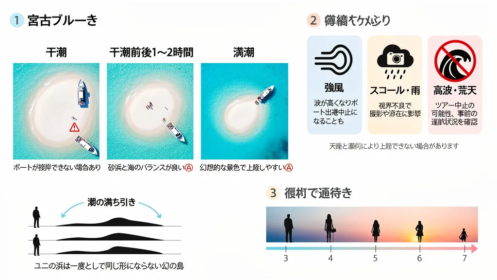ユニの浜を訪れる際の注意点
