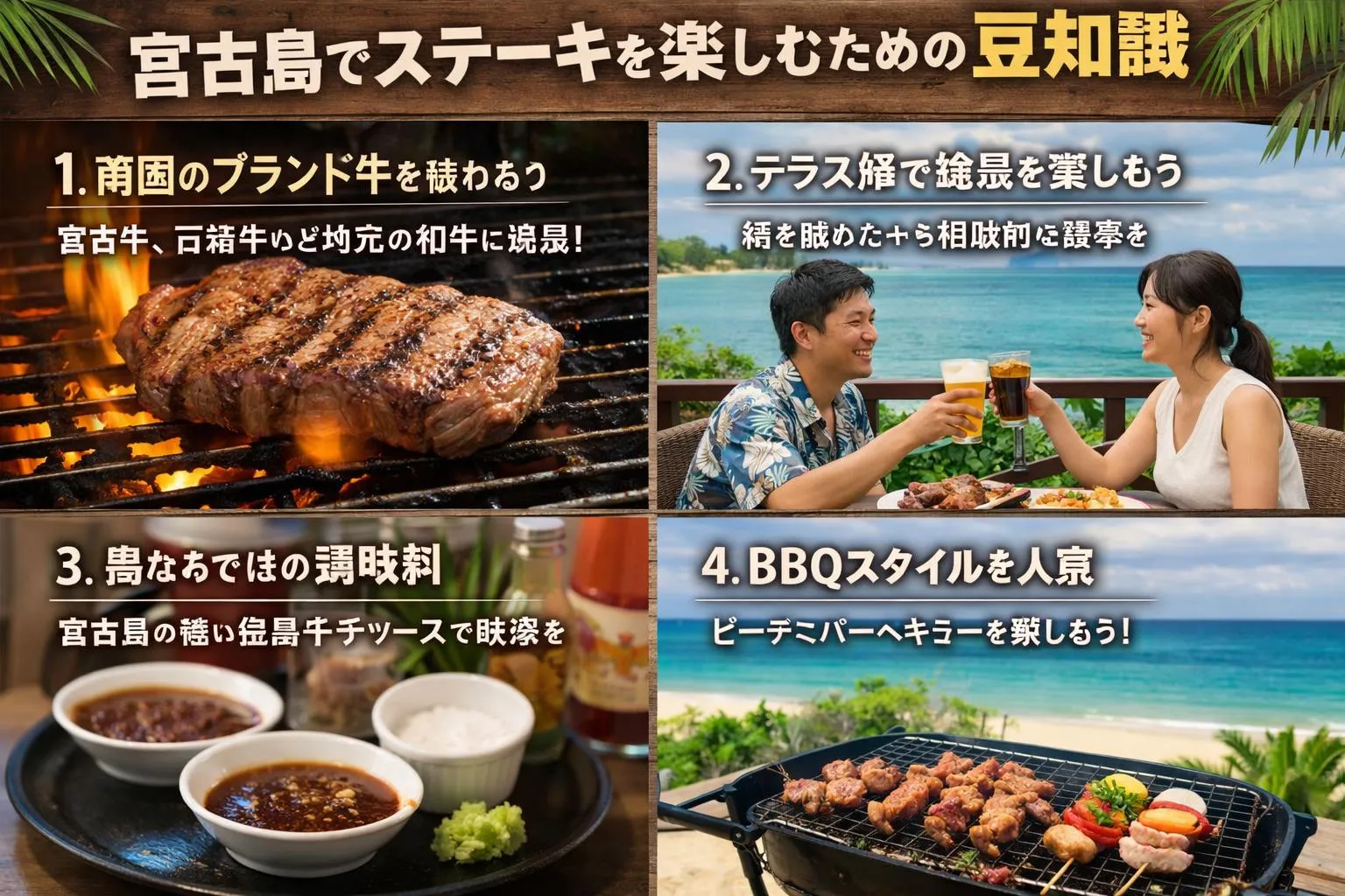 宮古島でステーキを楽しむための豆知識