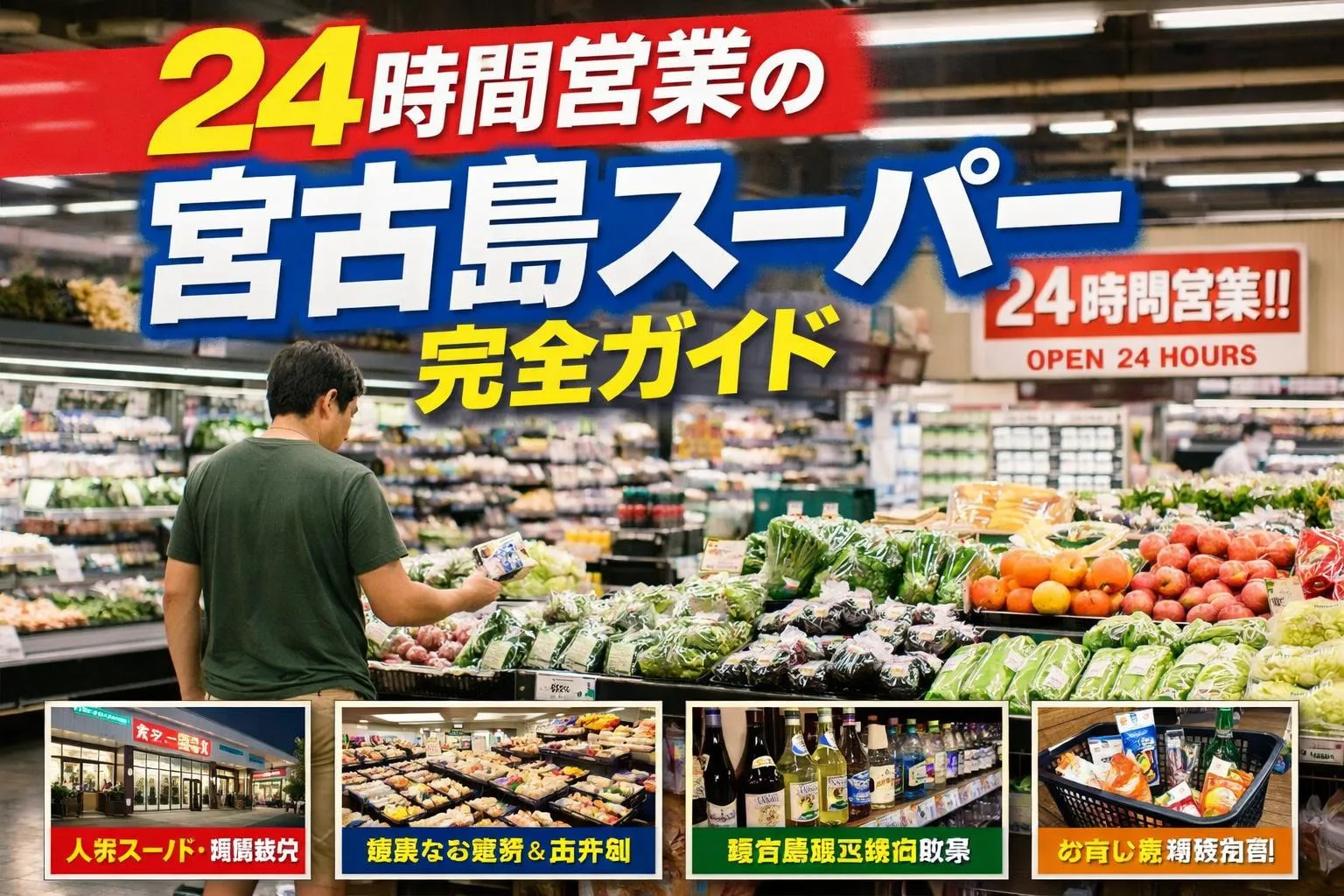 24時間営業の宮古島スーパー完全ガイド