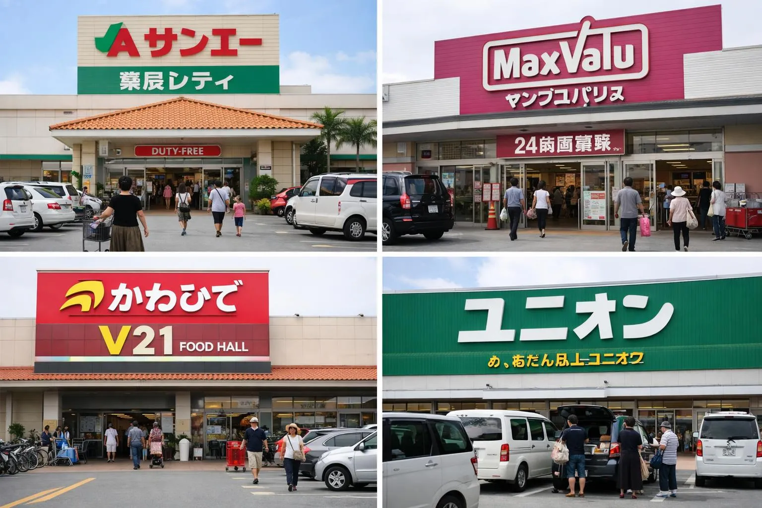 平良市街地エリアの主要スーパー