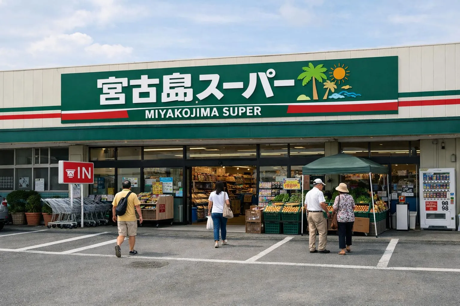 下地エリアの宮古島スーパー