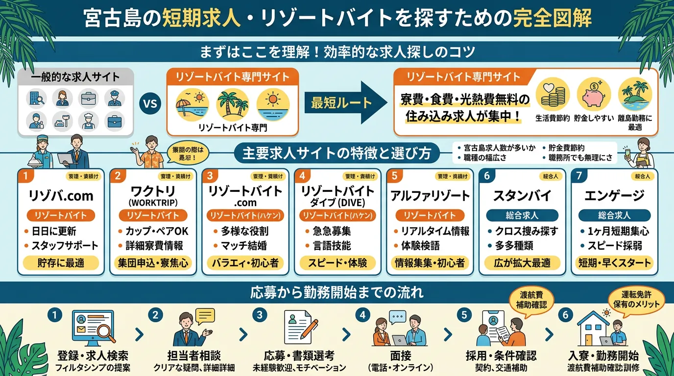 宮古島で高収入求人に応募する際の注意点