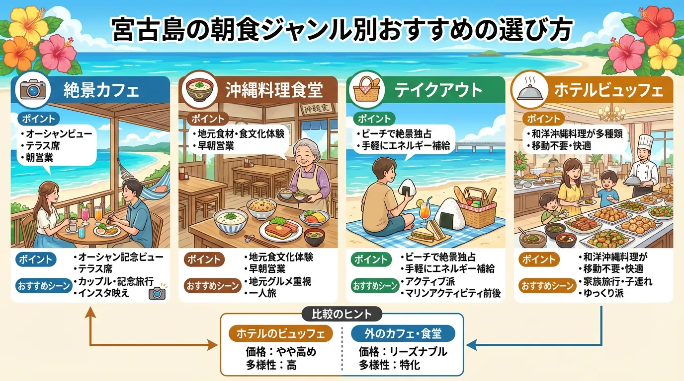 宮古島の朝食を楽しむために知っておきたいポイント