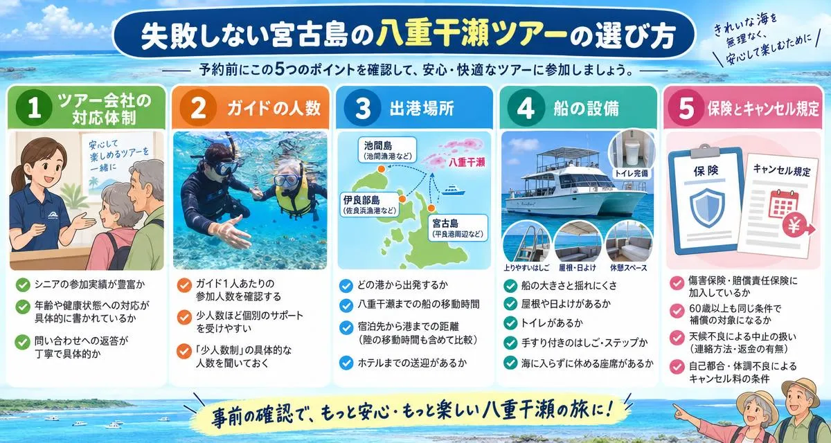 失敗しない宮古島の八重干瀬ツアーの選び方